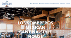 Desktop Screenshot of lossombreros.com